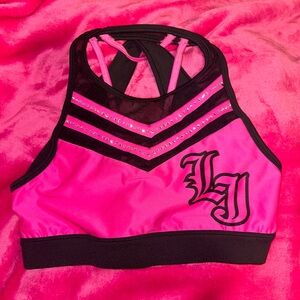 Lady jags Pink and Black sports bra